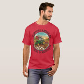 アメリカの農家+牧場+地元農家を応援 Tシャツ (正面フル)