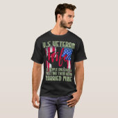 アメリカの退役軍人の妻 人々が会うことを夢見る人 Tシャツ (正面フル)