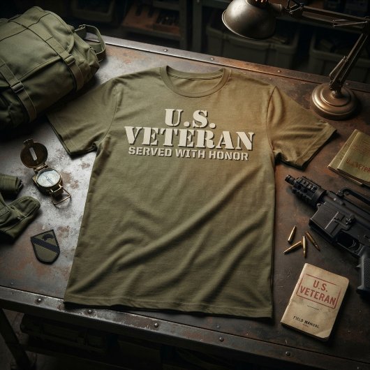 アメリカの退役軍人 - 名誉ある任務 Tシャツ