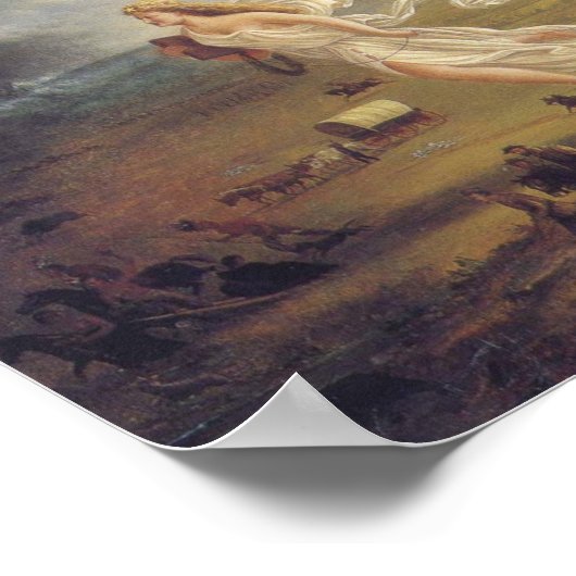 アメリカの進歩 ポスター (角)