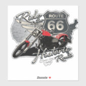 アメリカの道 ルート66 モーターサイクルツアー シール (シート)