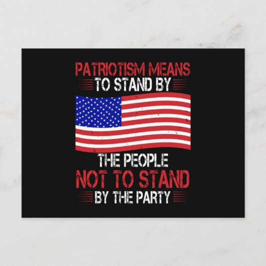 アメリカの選挙のヒーローは道によって作られる ポストカード (正面)