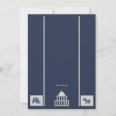 アメリカの選挙招待状 招待状 (裏面)