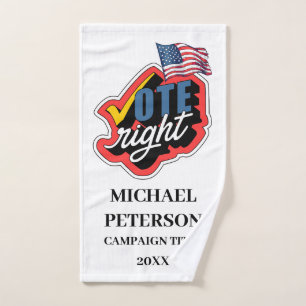 アメリカの選挙運動ラリータオル ハンドタオル