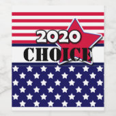 アメリカの選挙，2020年，選挙パーソナライズされた, ワインラベル (シングルラベル)