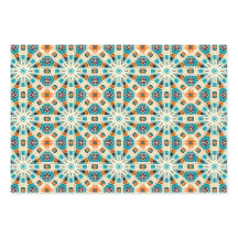 アメリカの部族先住民シームレスパターンセットNo1