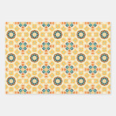 アメリカの部族先住民シームレスパターンセットNo2 ラッピングペーパーシート (正面3)