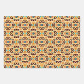 アメリカの部族先住民シームレスパターンセットNo4 ラッピングペーパーシート (正面3)