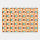 アメリカの部族先住民シームレスパターンセットNo4 ラッピングペーパーシート (正面2)