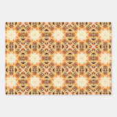 アメリカの部族先住民シームレスパターンセットNo6 ラッピングペーパーシート (正面3)