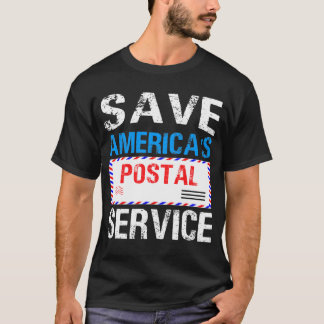 アメリカの郵便局を救う 労働者へのギフト Tシャツ