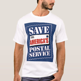 アメリカの郵便業務を救って下さい Tシャツ