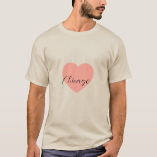 アメリカの都市シカゴのTシャツデザイン Tシャツ