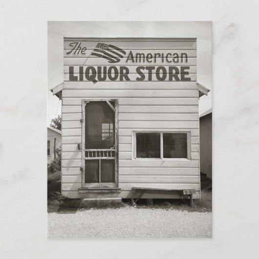 アメリカの酒屋、1943年 ポストカード (正面)