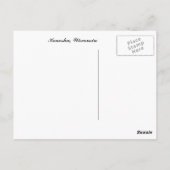 アメリカの酪乳の地 ポストカード (裏面)