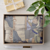 アメリカの野球の試合のスポーツチームティッシュペーパー 薄葉紙 (ギフト)