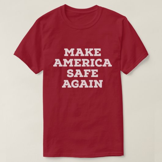 アメリカの金庫のTシャツを再度作って下さい Tシャツ (デザイン正面)