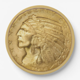 アメリカの金貨 ペーパープレート