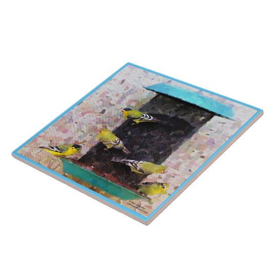 アメリカの金銀箔 タイル (側面)