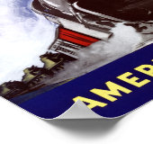 アメリカの鉄道ポスターのライフライン ポスター (角)