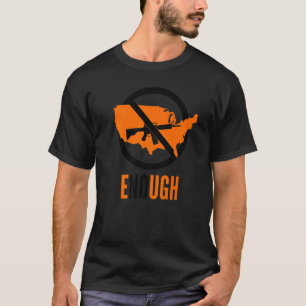 アメリカの銃の対照能力者の暴行兵器の禁止標識マップ Tシャツ