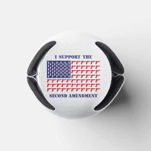 アメリカの銃の旗 – ピストル – 修正第2回 缶クーラー (ボトム)