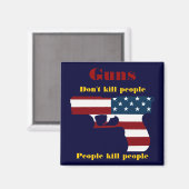 アメリカの銃磁石 マグネット (正面/裏面)