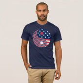 アメリカの陰陽シャツ Tシャツ (正面フル)