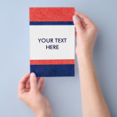 アメリカの集会が政治的または愛国的に署名する チラシ (ハンドル)