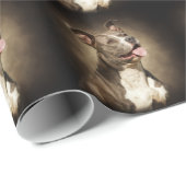 アメリカの青いピットBull ラッピングペーパー (ロールコーナー)