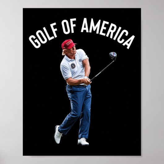 アメリカの面白いゴルフ ドナルド・トランプ 1 ポスター (正面)