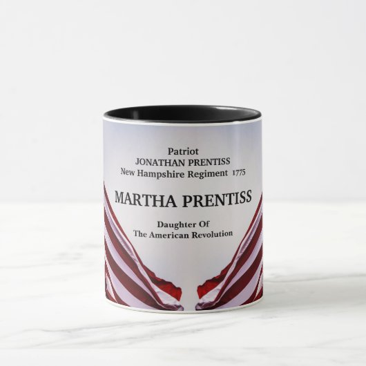 アメリカの革命愛国の娘 マグカップ (中央)