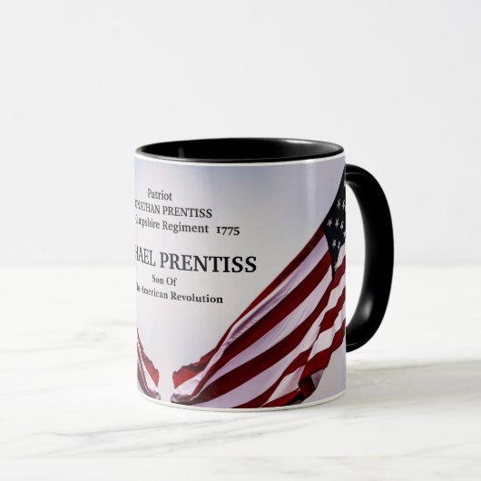 アメリカの革命 マグカップ (正面右)