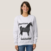 アメリカの鞍馬 スウェットシャツ (正面フル)