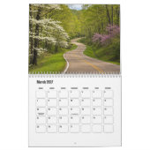 アメリカの風景道路カレンダー カレンダー (3月 2027)