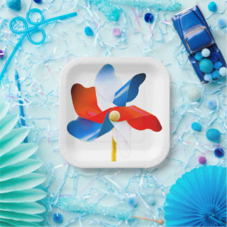 アメリカの風車 ペーパープレート