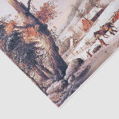 アメリカの馬のそりの農家の雪のティッシュペーパー 薄葉紙 (詳細)