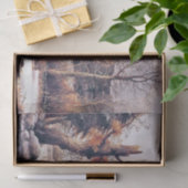 アメリカの馬のそりの農家の雪のティッシュペーパー 薄葉紙 (ギフト)