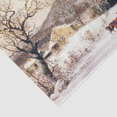 アメリカの馬のそりのSnowyの冬のティッシュペーパー 薄葉紙 (詳細)