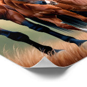 アメリカの馬美しい ポスター (角)