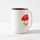 アメリカの騎兵隊のツートーンマグ ツートーンマグカップ (正面右)