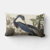 アメリカの鳥のルイジアナ・ヘロン ランバークッション (裏面)