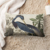 アメリカの鳥のルイジアナ・ヘロン ランバークッション (ブランケット)