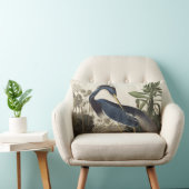 アメリカの鳥のルイジアナ・ヘロン ランバークッション (椅子)