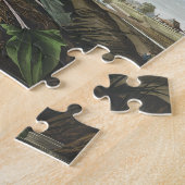 アメリカの鳥の雪のヘロンまたは白いエグレ ジグソーパズル (側面)