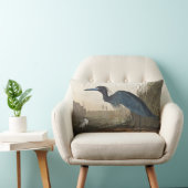 アメリカの鳥の青い鶴またはヘロン ランバークッション (椅子)