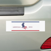 アメリカの鳥 バンパーステッカー (車上)