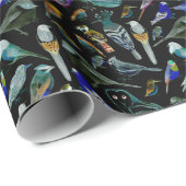 アメリカの鳥 – ペットと野鳥 ラッピングペーパー (ロールコーナー)