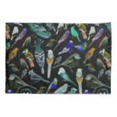 アメリカの鳥-ペットと野鳥 枕カバー (裏面)