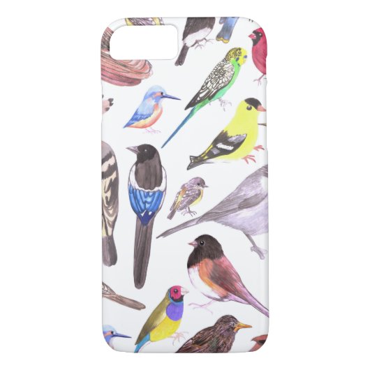 アメリカの鳥-ペットと野鳥 Case-Mate iPhoneケース (裏面)